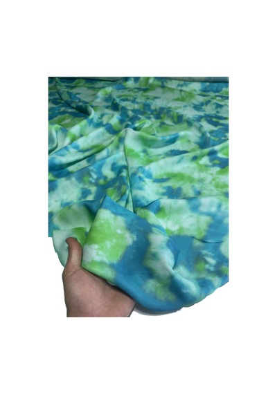 İpek Floş Saten Kumaş Parlak Dökümlü Polyestersiz Elbiselik En 140 Cm 3000 -30 Batik