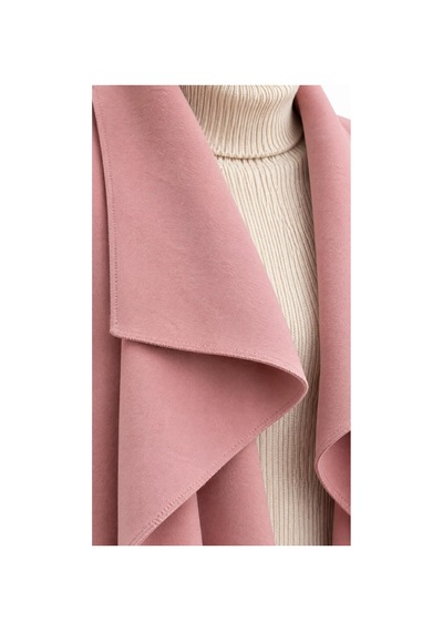 Lila Mare Tekstil Pudra Kaşe Kap Kaban Pembe Pembe