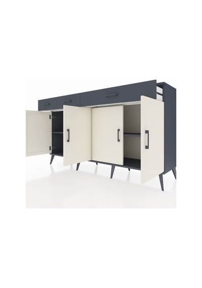 Hyperion Konsol 4 Raflı 3 Çekmeceli 4 Kapaklı 176x44x99 Antrasit-aytaşı/antrasit Antrasıt/aytası - Antrasıt Hyperion Konsol 4 Raflı 3 Çekmeceli 4 Kapaklı 176x44x99 Antrasit-aytaşı/antrasit Antrasıt/aytası - Antrasıt