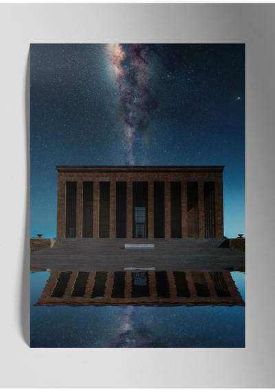 Anıtkabir Temalı - Metal Poster Tablo