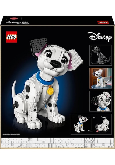 LEGO® ǀ Disney 101 Dalmaçyalı Köpek Yavrusu 43269 - Yetişkinler için Koleksiyonluk Nostaljik Model Yapım Seti (1722 Parça)