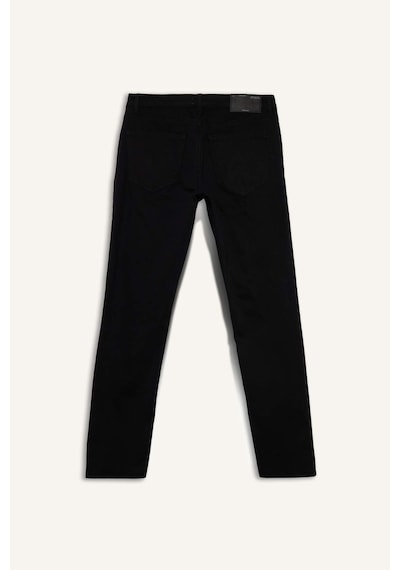 Defacto Pedro Slim Fit Dar Kalıp Normal Bel Dar Paça Jean Pantolon S2711az26spnm40 Siyah-nm40
