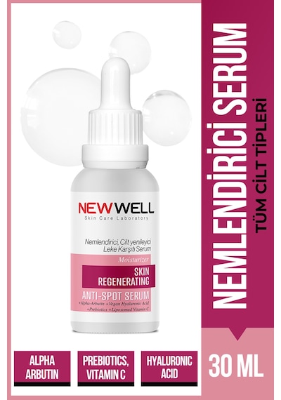 New Well Nemlendirme ve Cilt Yenileyici Leke Karşıtı Serum 30 ML