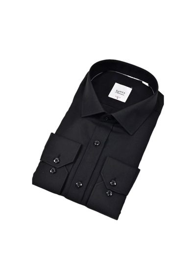 Erkek Slim Fitt Uzun Kol Gömlek 2290 Bgl-st04378 Siyah