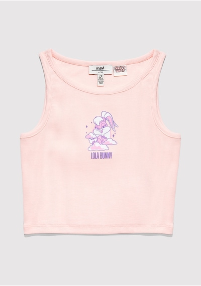 Mavi - Lola Bunny Baskılı Pembe Atlet 7610472-90773