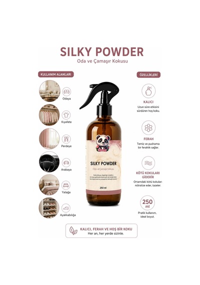 Rosie 3 Adet Silky Powder Oda Ve Çamaşır Spreyi 250 Ml Fresh
