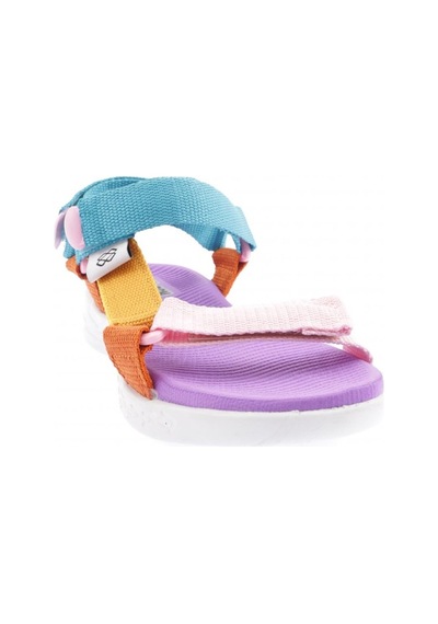 Dgn 103-23y Kadin Bantli Cirtli Sandalet 103-2265-R15141 Çok Renkli