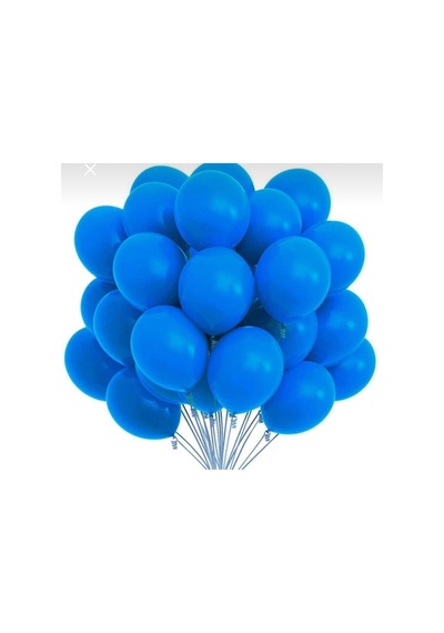 Koyu Mavi Balon 12 Inç 10 Mavi Mavi