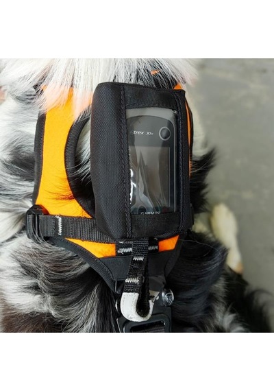 Kong Haria Arama Kurtarma Köpekleri İçin Koşum Emniyet Kemeri Gps Çantalı Versiyon Siyah