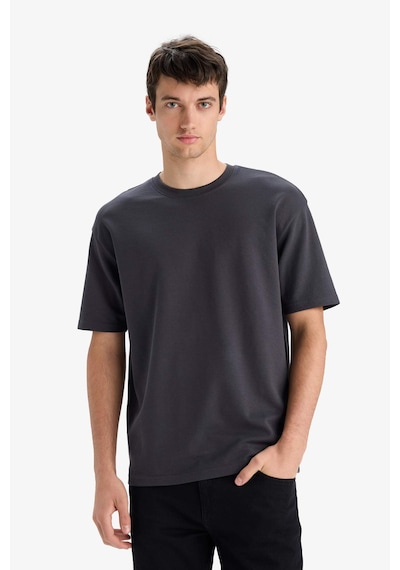 DeFacto Oversize Geniş Kalıp Ütü Gerektirmeyen Bisiklet Yaka Kısa Kollu Basic Düz Ağır Kumaş Tişört X3926AZ25SPAR104 DeFacto Oversize Geniş Kalıp Ütü Gerektirmeyen Bisiklet Yaka Kısa Kollu Basic Düz Ağır Kumaş Tişört X3926AZ25SPAR104