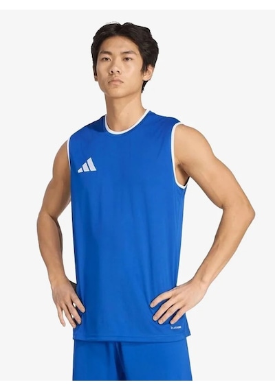 Adidas Kb3931 Entrada26 Sleeveless Jersey Erkek T-shirt Mavi