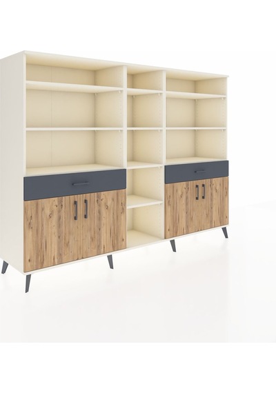 Hyperion Dolap 12 Raflı 2 Çekmeceli 4 Kapaklı 220x44x163 Aytaşı-ç Aytaşı-çam/antrasit Hyperion Dolap 12 Raflı 2 Çekmeceli 4 Kapaklı 220x44x163 Aytaşı-ç Aytaşı-çam/antrasit