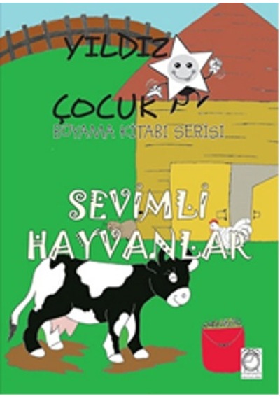 Yıldız Çocuk Boyama Kitabı Serisi 4 - Sevimli Hayvanlar- Kitapsaati Yayınları
