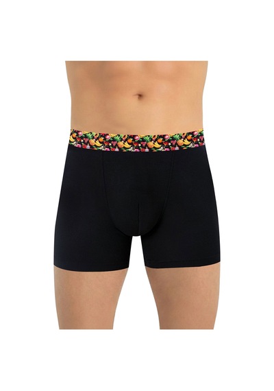 Just Inner Erkek Modal Boxer Meyve Desenli Konfor Odaklı Tasarım 135000 Turuncu