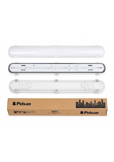 Pelsan Largo Etanj 20w Sıvaustu 1 Eu Std Opal Pc 6500k St Grı Ip65 600 Beyaz