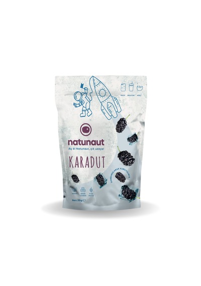 Natunaut Kuru Karadut Meyve Cipsi 20 G