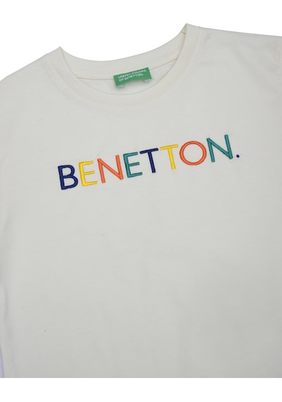United Colors Of Benetton Benetton Bnt-b21657 Erkek Çocuk T-shirt Ekru