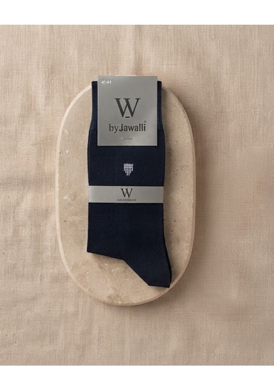W By Jawalli By Jawalli Burun Dikişsiz Pamuklu Çorap - 606 Lacıvert