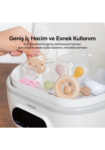 Buharlı Biberon Sterilizatörü Ve Kurutucu X1001