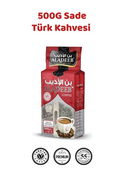 Aldeeb Kahvesi Sade Türk Kahvesi Orta Üstü Kavrulmuş 500 G Aldeeb Kahvesi Sade Türk Kahvesi Orta Üstü Kavrulmuş 500 G