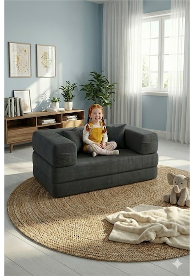Premium 140x70 Cm Modüler Çocuk Ve Genç Koltuğu Yatak Olabilen Sünger Oyun Alanı Yıkanabilir Kılıf Siyah Premium 140x70 Cm Modüler Çocuk Ve Genç Koltuğu Yatak Olabilen Sünger Oyun Alanı Yıkanabilir Kılıf Siyah