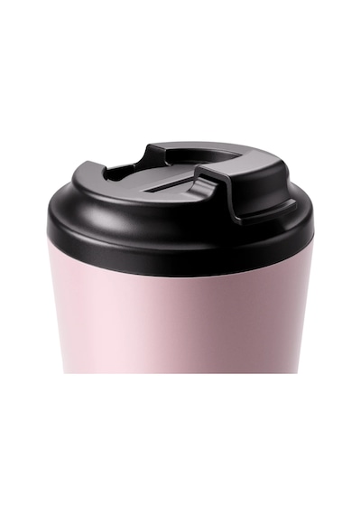 Made By Fressko Camino Yeniden Kullanılabilir Kahve Bardağı, Yalıtımlı Termal Kupa, 340 Ml, Açık Pembe