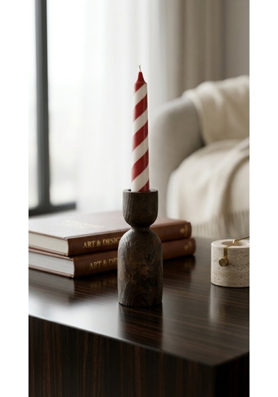 Nomad Walnut Petite Şamdan Çok Renkli