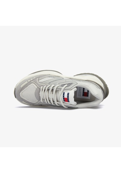 Tommy Hilfiger Tommy Jeans Trendy Retro Kadın Gri Sneaker Düz En0en02620 Gri