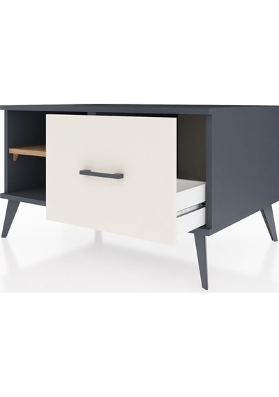 Kronos Şifonyer Tek Raflı Tek Çekmeceli 88x59x48 Antrasit-çam/aytaşı Çam/aytaşı Kronos Şifonyer Tek Raflı Tek Çekmeceli 88x59x48 Antrasit-çam/aytaşı Çam/aytaşı
