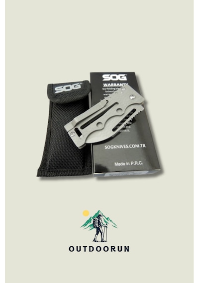 Cüzdanda Taşınabilir Metal İnce Sog Paslanmaz Yaprak Kamp Çakı 14,5 Cm Açık Gri
