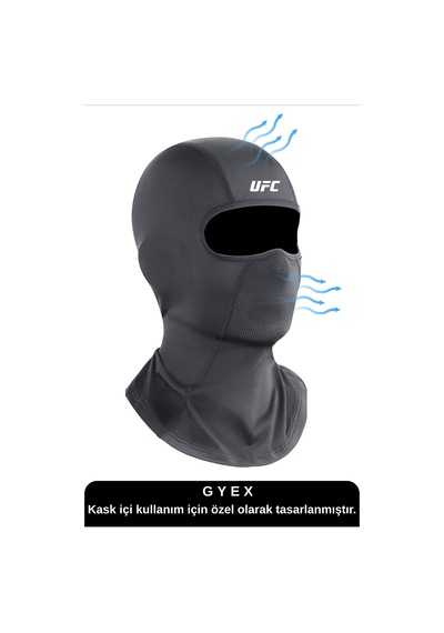 Caxis Siyah Balaklava Spor Motor Kask Maskesi Buff Koruyucu Kar Yüz Maske