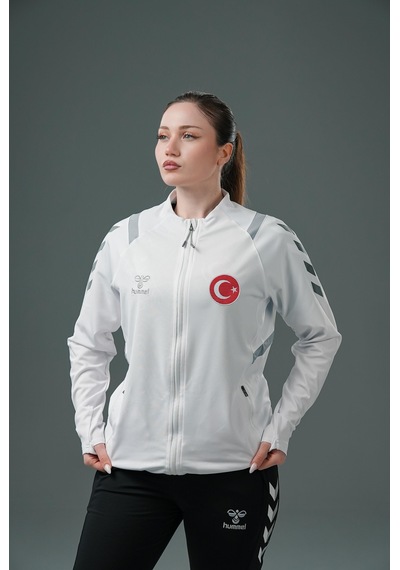 Hummel Dream Milli Takım Kamp Eşofman Üstü Beyaz