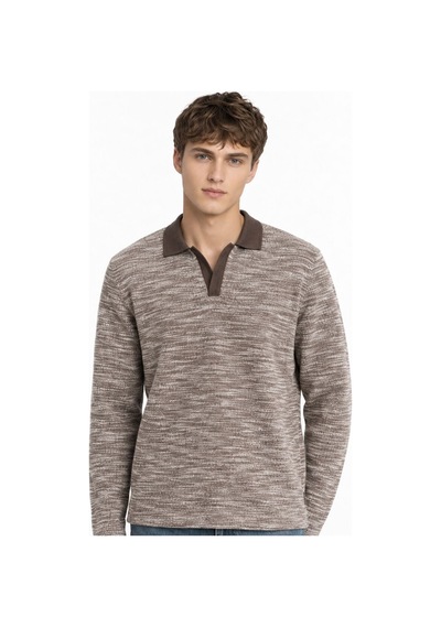 Loft Regular Fit Erkek Polo U.kol Lf2044050 Q1.v1 Kahverengi