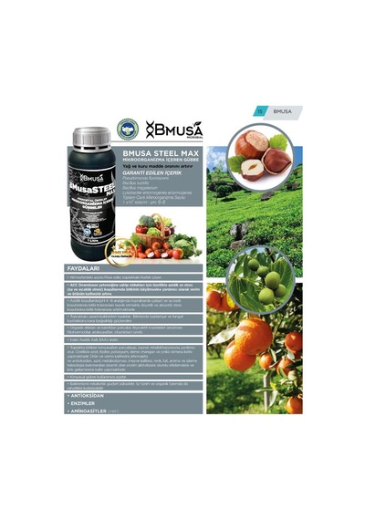 Bmusa Steel Max 5 Lt Mikrobiyal Gübre