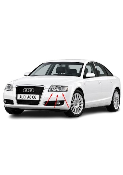 Audı A6 C6 Kasa 2005-2008 Arası Depo Sağ Ve Sol Far Takım D2s Xenon 4f0941029ak / 4f0941030ak