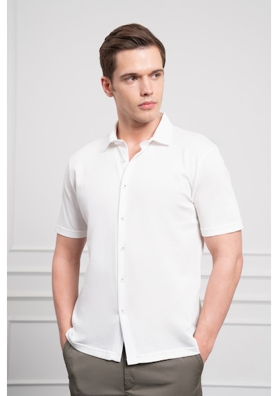 Morven Erkek Ekru Trend Apaçi Yaka Dynamic Fit Kısa Kollu Gömlek 25ys004006454 Ekru Ekru Morven Erkek Ekru Trend Apaçi Yaka Dynamic Fit Kısa Kollu Gömlek 25ys004006454 Ekru Ekru