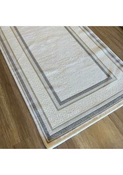 Hoom Rugs Valeria 1073 Bej Mikrofiber Antibakteriyel Modern Halı Bej