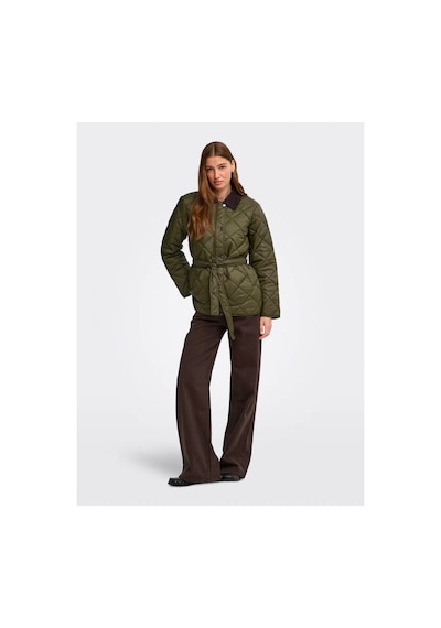 Only Onltahıa Lw Cord Mıx Jacket Cc Otw Kadın Mont 15373692 Dark Olive