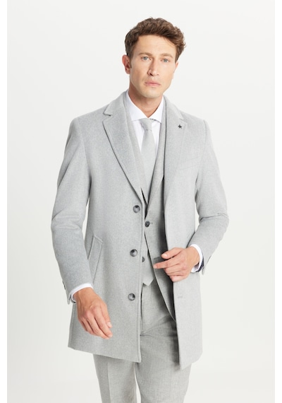 Altınyıldız Classıcs Erkek Acık Grı Yünlü Standart Fit Normal Kesim Geniş Mono Yaka Yan Cepli Palto Açık Gri Altınyıldız Classıcs Erkek Acık Grı Yünlü Standart Fit Normal Kesim Geniş Mono Yaka Yan Cepli Palto Açık Gri