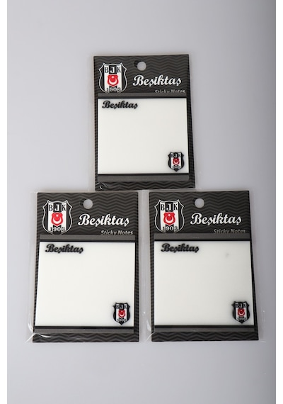 "dekomus Cep Defteri Hediyeli" Lisanslı Beşiktaş "tekli" Şeffaf Post-ıt 50 Yaprak Ahşap