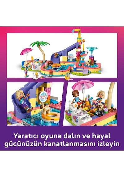 LEGO® Friends Su Parkında Eğlence 42676 - 6 Yaş ve Üzeri Çocuklar için 2 Mini Bebek İçeren Oyuncak Yapım Seti (278 Parça)