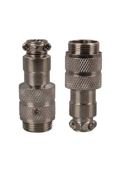 Mayk Gx16-2 Pinli Metal Erkek Konnektör M16 - 16mm