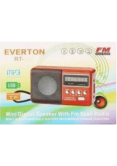 Everton RT-303 Şarjlı Fm - Usb - Bluetooth SD Kart Girişli Radyo