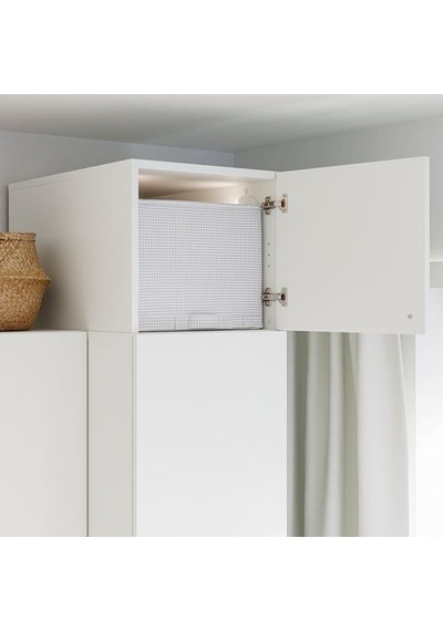 Ikea Lastare Kapaklı Gardırop Yükseltme Ünitesi, Beyaz, 40x62x36 Cm