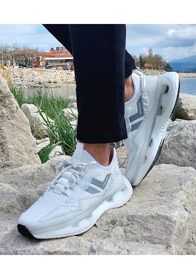Dunlop 2357-2356 Beyaz Air Yumuşak Taban Erkek Spor Ayakkabı Beyaz