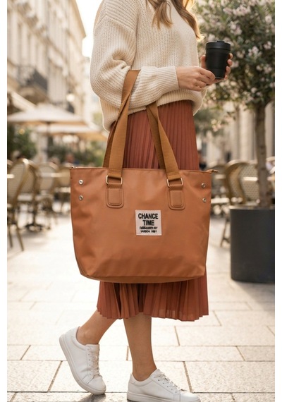 Mazdo Taba Günlük El Ve Omuz Askılı Shopper Kadın Çanta