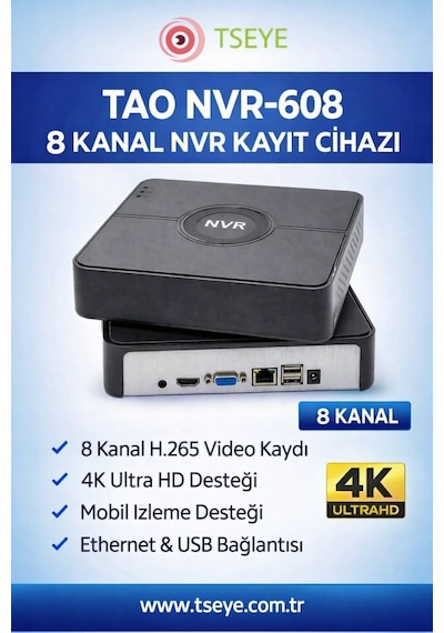 J-tech 5mp Sesli 1818 İp Renkli Gece Görüşlü 8 Li 500gb Akıllı Güvenlik Kamera Seti Yüz Ve Araç Ta