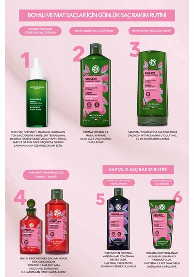 Yves Rocher Renk Koruyucu Şampuan - Boyalı Saçlar / Couleur - Sls,sles İçermez , Vegan -300ml