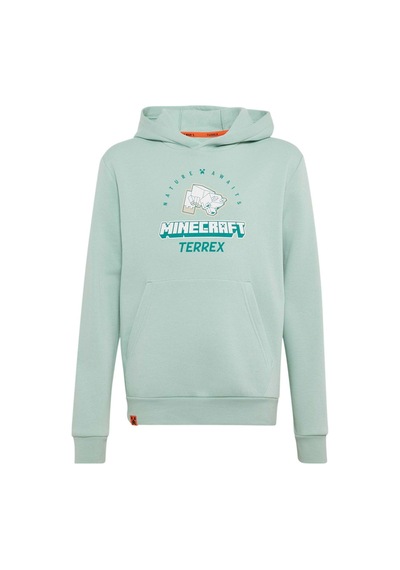 Adidas Çocuk Sweatshirt Adidas Minecraft Terrex Hoodie Kv6480 Yeşil