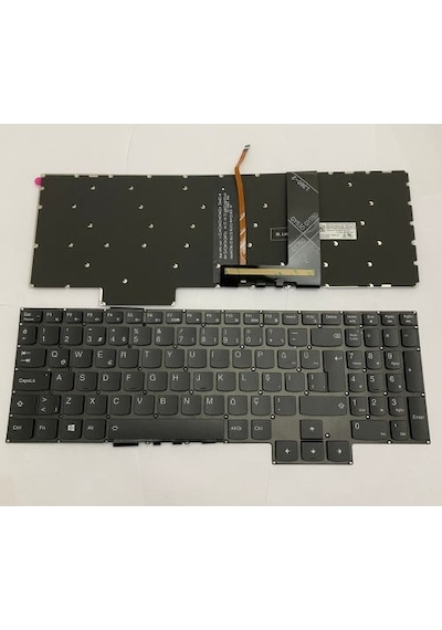 Nion Lenovo 81y400d5tx 81y400d2tx Notebook Klavye Siyah Aydınlatmalı Tr Beyaz Tuş